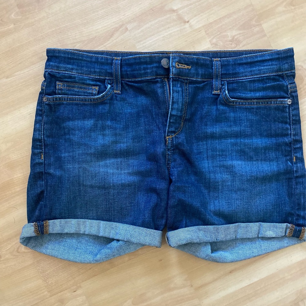 Joe's Jeans Indigo Rolled Cuff Shorts
